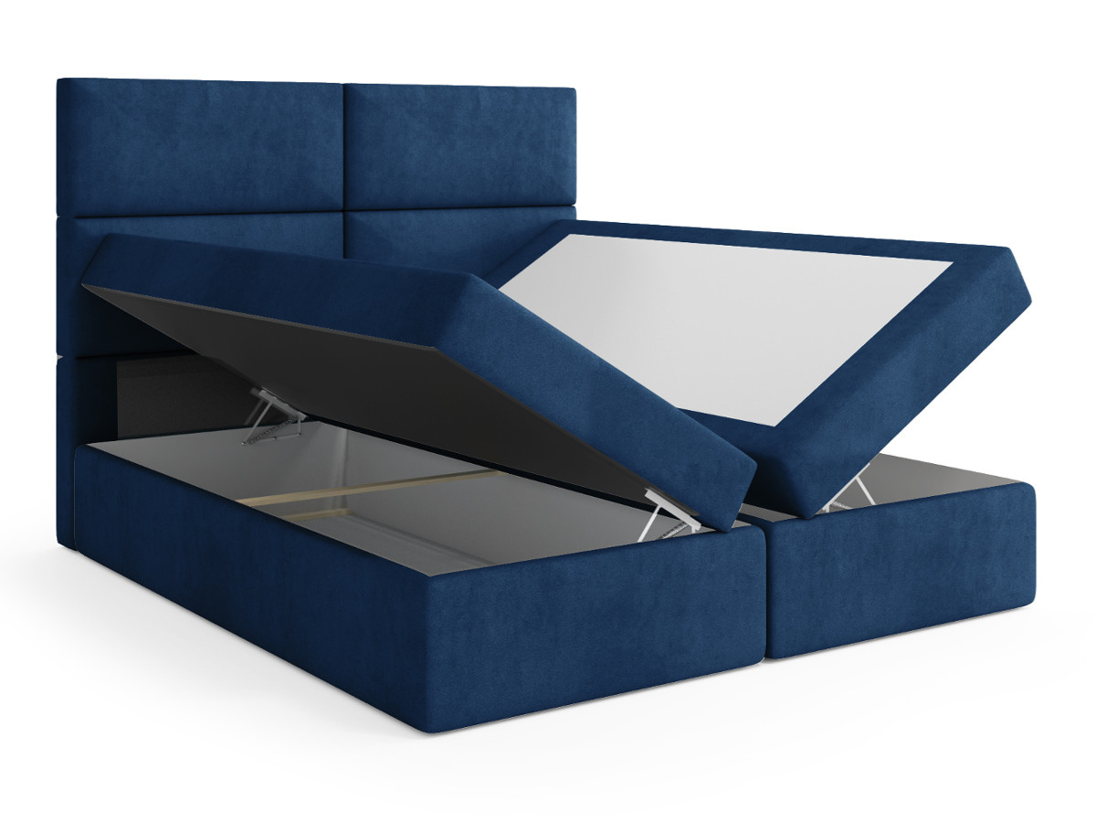 Monaco continental bed folded out